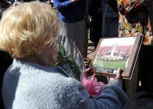 Woman Accepting Award